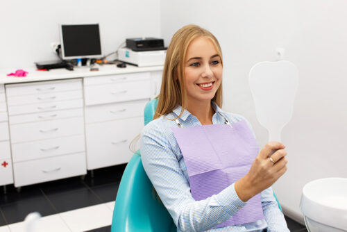 Photo After Dental Implant Surgery